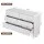 Artiss 6 Chest of Drawers Dresser Cabinet White 120cm MDF Fluted Front Push-to-Open Storage, Anti-Tip, Scratch-Resistant