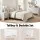 Artiss 6 Chest of Drawers Dresser Cabinet White 120cm MDF Fluted Front Push-to-Open Storage, Anti-Tip, Scratch-Resistant