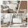 Artiss 6 Chest of Drawers Dresser Cabinet White 120cm MDF Fluted Front Push-to-Open Storage, Anti-Tip, Scratch-Resistant