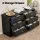 Artiss LEIF 6 Chest of Drawers Tallboy Cabinet Black, Contemporary Storage, 120x40x71.5cm, Metal Handles