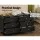 Artiss LEIF 6 Chest of Drawers Tallboy Cabinet Black, Contemporary Storage, 120x40x71.5cm, Metal Handles