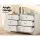 Artiss Chest of Drawers, Particle Board, 120cm, White, 6 Drawers, Contemporary Design, Durable Storage Solution