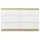 Artiss 6 Drawer Chest of Drawers, White and Oak, 110cm Tallboy Storage Cabinet, Particle Board, Bedroom Dresser