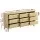 Artiss XAVI 9-Drawer Tallboy Chest - Pine, Contemporary Design, Durable Particle Board, 150x40x75cm, Smooth Glide