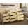 Artiss XAVI 9-Drawer Tallboy Chest - Pine, Contemporary Design, Durable Particle Board, 150x40x75cm, Smooth Glide