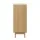 Artiss BRIONY Rattan 4-Drawer Tallboy Pine - Stylish Bohemian Storage Solution with Solid Wood Legs, Easy Assembly