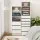 Artiss White 3 Chest of Drawers Tallboy Cabinet - Modern Handle-Free Design, Adjustable Shelves, High Weight Capacity