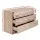 Artiss 6-Drawer Chest of Drawers, Particle Board, Pine, 110.5x42x69cm, Stylish Storage, Easy Assembly, Modern Design