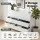 Artiss 6 Drawer Chest of Drawers Lowboy White 120x39x82cm Melamine Particle Board Smooth Runners 6 Drawers