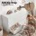 Artiss 6 Drawer Chest of Drawers Lowboy White 120x39x82cm Melamine Particle Board Smooth Runners 6 Drawers
