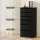 Artiss 6-Drawer Tallboy Dresser in Black - Sleek Handle-Free Design, 113cm High, Sturdy Particle Board, Easy Assembly