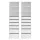 Artiss 2-Piece Chest of Drawers Set with 6 Drawers, 3 Adjustable Shelves and Smooth Sliding Runners White