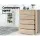 Artiss Chest of Drawers, 5-Drawer Tallboy, Particle Board, Oak, 80x40x111cm, MAXI Series, Contemporary Storage Solution