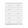 Artiss 6-Drawer Tallboy, High Density Particle Board, White, 85x39.5x105cm - Contemporary Storage Solution