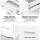 Artiss 6-Drawer Tallboy, High Density Particle Board, White, 85x39.5x105cm - Contemporary Storage Solution