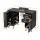 Artiss Manicure Table Nail Desk with Dust Collector Storage Drawers Wrist Cushion Black Salon Station