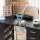 Artiss Manicure Table Nail Desk with Dust Collector Storage Drawers Wrist Cushion Black Salon Station