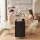 Artiss Manicure Table Nail Desk with Dust Collector Storage Drawers Wrist Cushion Black Salon Station