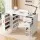 Artiss Manicure Table Nail Desk with Built-in Dust Collector, Drawers, Shelves, Wrist Cushion White Salon Station