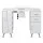 Artiss Manicure Table Nail Desk with Built-in Dust Collector, Drawers, Shelves, Wrist Cushion White Salon Station
