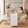 Artiss Manicure Table Nail Desk with Built-in Dust Collector, Drawers, Shelves, Wrist Cushion White Salon Station