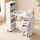 Artiss Manicure Table Nail Desk with Dust Collector and Storage Drawers White Beauty Salon Station Rolling Wheels