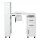 Artiss Manicure Table Nail Desk with Dust Collector and Storage Drawers White Beauty Salon Station Rolling Wheels