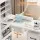 Artiss Manicure Table Nail Desk with Dust Collector and Storage Drawers White Beauty Salon Station Rolling Wheels