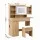 Artiss Dressing Table Vanity Desk Set with LED Mirror Charging Station and Stool