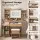 Artiss Dressing Table Vanity Desk Set with LED Mirror Charging Station and Stool