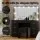 Artiss Black LED Vanity Desk Set with 10 Bulbs, 7 Drawers & Stool - 119x40x143cm, Adjustable Lighting, PU Leather Finish