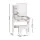 Artiss Dressing Table Set with Stool, MDF, 77x35x147cm, White, LED Mirror, Hollywood Style, Ample Storage
