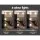 Artiss Dulcea Dressing Table Set with LED Mirror, Stool, MDF Build, 2 Drawers, Anti-Rust Runners, Black, 108x40x135cm