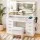 Artiss Large Makeup Dressing Table Vanity with 10 Drawers LED Mirror Power Hub and Stool White
