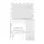 Artiss Darcy White Dressing Table Set with Stool, 15 LED Bulbs, 4 Drawers, Premium MDF, 89x40x136cm, Hollywood Mirror
