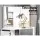 Artiss White Corner Dressing Table Set: 5 Drawers, 3 Shelves, Mirror & Padded Stool for Stylish Organisation