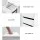 Artiss White Corner Dressing Table Set: 5 Drawers, 3 Shelves, Mirror & Padded Stool for Stylish Organisation