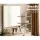 Artiss Oak Dressing Table Set with Mirror & Stool - 4 Drawers, Lockable Storage & Display Shelves for Bedroom