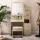 Artiss Oak Dressing Table Set with Mirror & Stool - 4 Drawers, Lockable Storage & Display Shelves for Bedroom