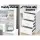 Artiss Dressing Table Stool Set, Particle Board, White, 88x38x143cm, 4 Drawers, Eco-Friendly, Lockable, Easy Assembly