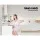 Artiss Dressing Table Stool Set, Particle Board, White, 88x38x143cm, 4 Drawers, Eco-Friendly, Lockable, Easy Assembly
