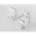 Artiss White 2-in-1 Dressing Table & Stool Set: Hidden Mirror, 3 Drawers, Eco-Friendly Materials, Space-Saving Design