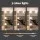 Artiss Hollywood-Style Dressing Table Set with 10 LED Bulbs, Wood Finish, 5 Drawers, and PU Leather Stool, 80x38x131cm