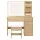 Artiss LED Vanity Desk Set: Hollywood Mirror, 5 Drawers, Charging Station, Wood, 104cm x 43cm x 140cm, Padded Stool