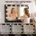 Artiss Dressing Table Set 120cm Black with LED Hollywood Mirror 11 Drawers Charging Station Stool