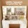 Artiss White Vanity Desk Set with LED Mirror, 11 Drawers, Tempered Glass, Charging Station, Foam-Padded Stool, 120cm