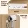 Artiss Dressing Table Vanity Desk Set with 10 LED Bulbs, RGB Light, USB Ports, Stool, Wood Finish, 90x40x142cm