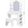 Artiss LED Vanity Dressing Table with Hollywood Mirror 3 Colour Lights Built in Charging Station White