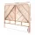 Artiss FRED Double Bed Headboard - Rustic Boho Rattan Design, Pine, Easy Assembly, Sturdy & Stylish, 140x3x112cm