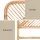 Artiss FRED Queen Bed Headboard - Pine Rattan, Rustic Boho Design, No Installation, Easy to Maintain, 155x3x112cm